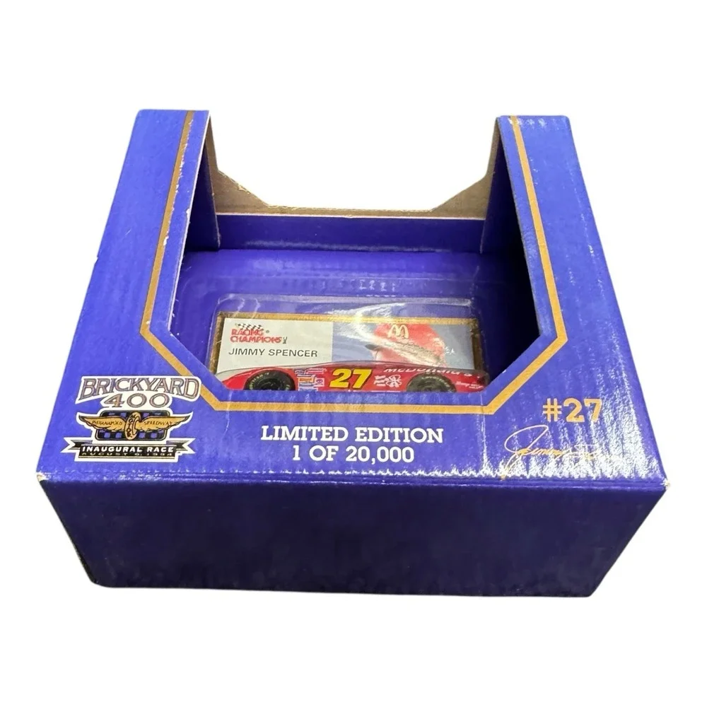 Jimmy Spencer Racing Champions #27 1994 Brickyard 400 McDonald's Ford